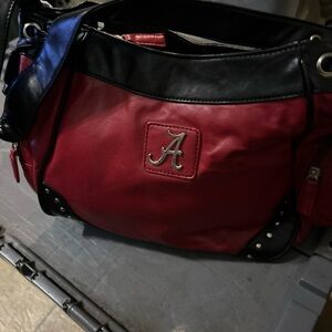 Chic Red and Black Tote Bag